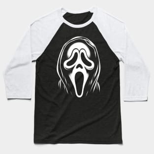 Ghostface - Scream Classic Movie Villain Baseball T-Shirt